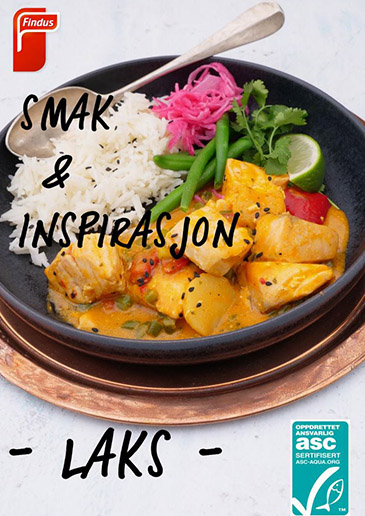 Inspirasjonshefte med lakseoppskrifter