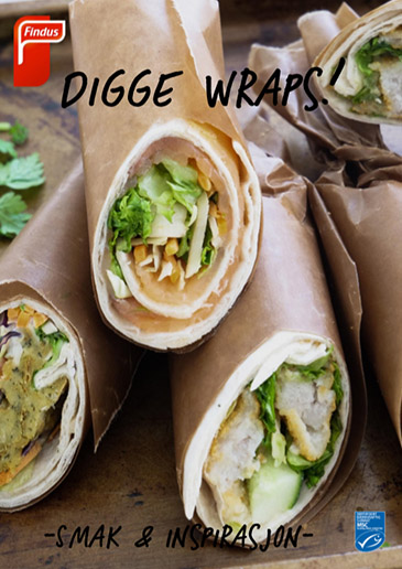 Wraps inspirasjonshefte 2020 med en wrap på forsiden