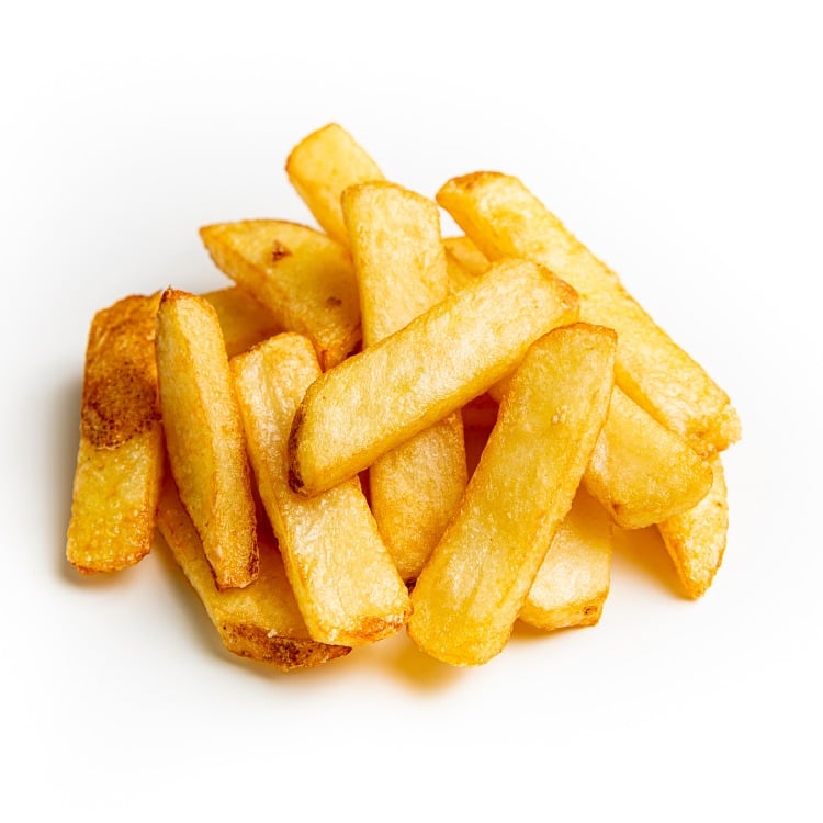 Produkt nærbilde: Steakhouse Fries gourmet med skall, porsjon fra storpakning.